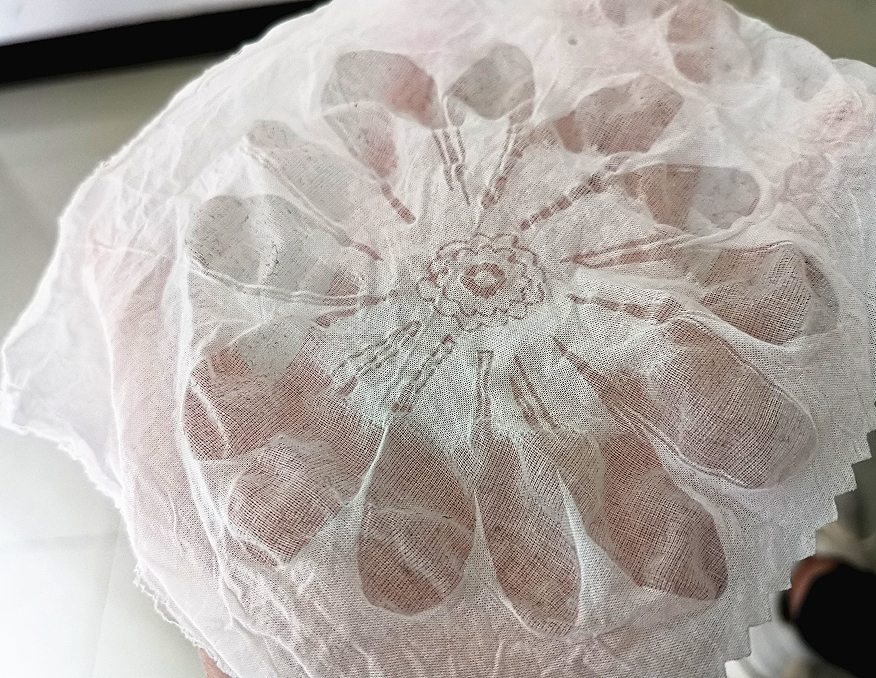 Pure cotton Wrinkled Pulp